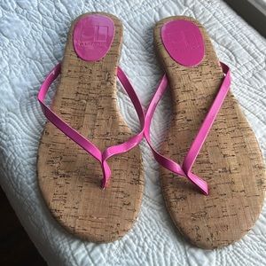 K. Litvack pink flip-flop size 8